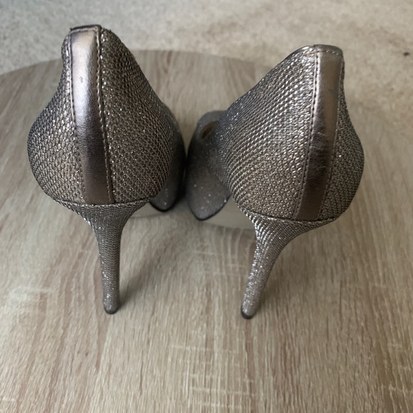 Enzo Angiolini Sparkle Peep Toe Stiletto, Sz 5.5 - Picture 4 of 4